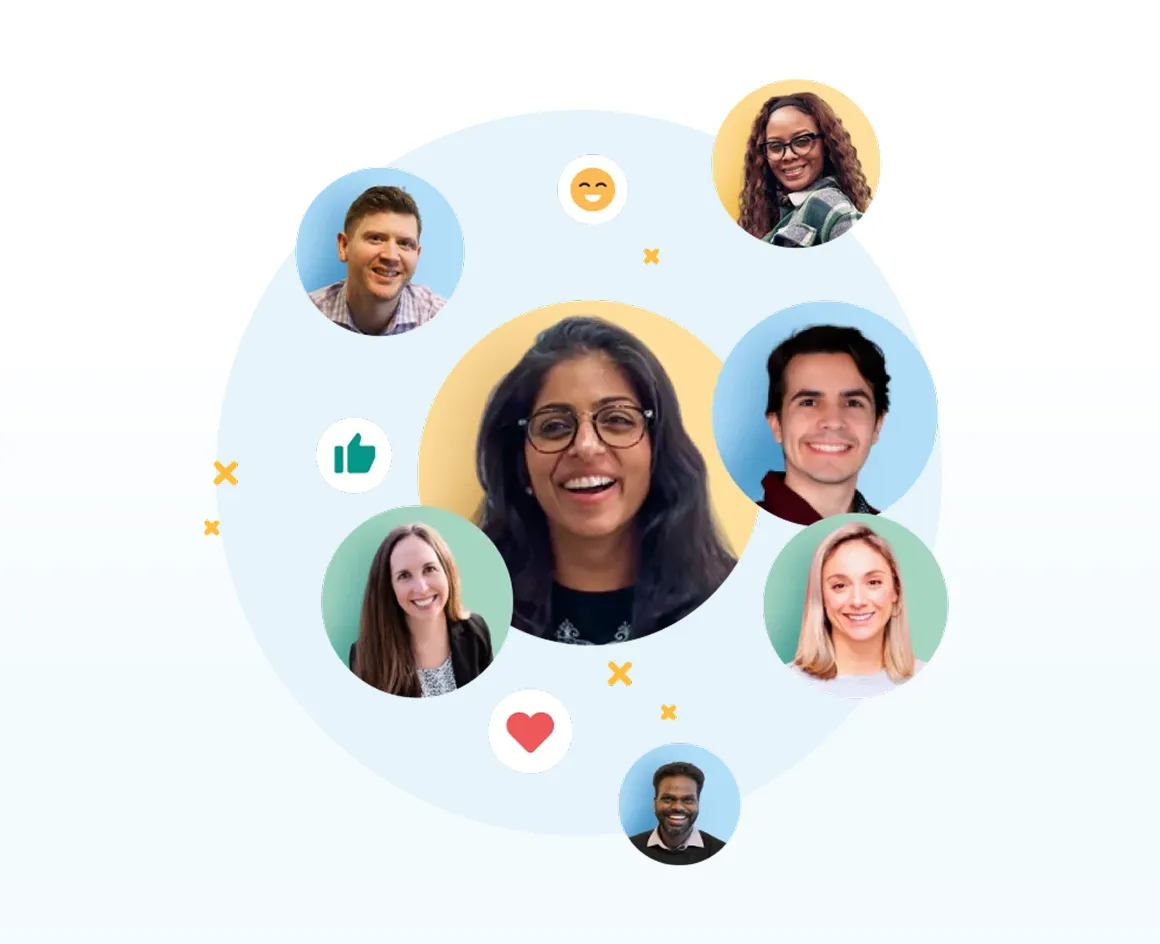 Team of digital experts representing benefits of digital marketing collaboration.
