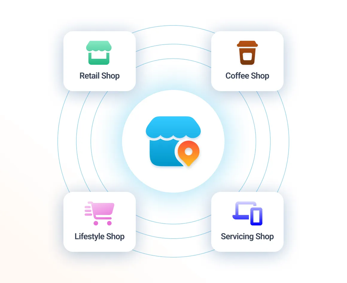 Web Rocket Pro small business graphic with shop icons, and “Get Small Biz Plans” button.